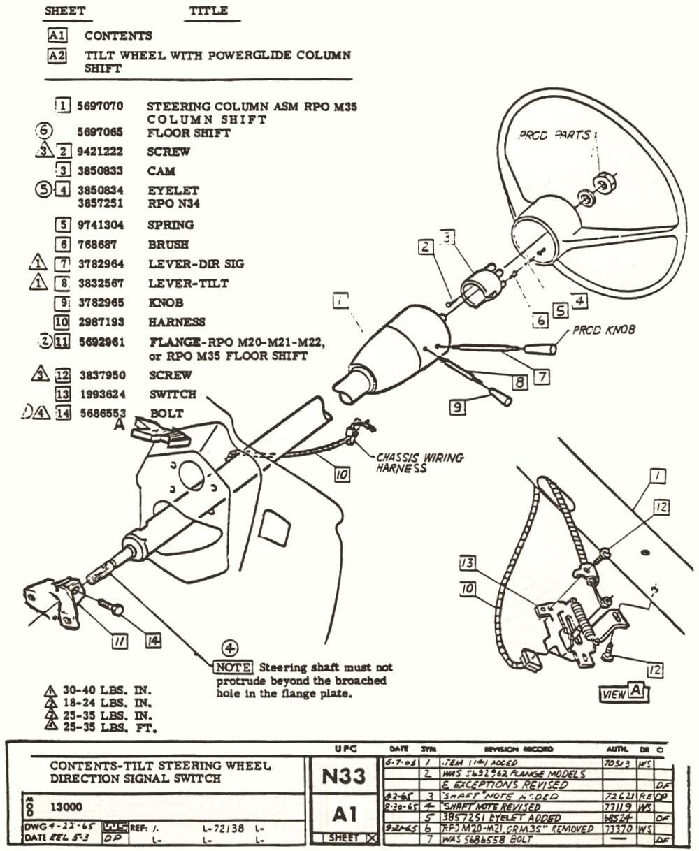 1966 Chevelle Factory Assembly Instruction Manual