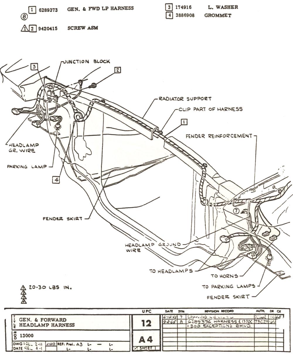 1966 CHEVELLE FACTORY ASSEMBLY INSTRUCTION MANUAL