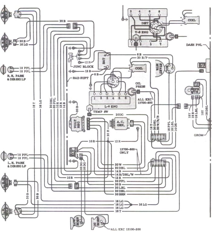 1966 Chevelle Ignition Switch Wiring Diagram : 68 Chevy Starter Wiring