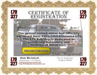 L79 Registry Certificate