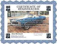 1972 LS5 Chevelle Registry Certificate