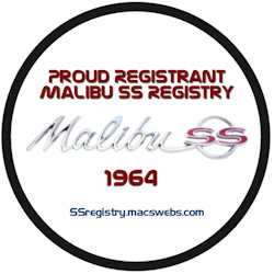 Malibu SS Registry Sticker