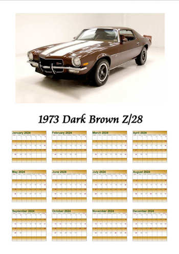  1970-1973 Registry & Showcase