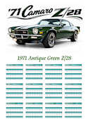 � 1970-1973 Registry & Showcase