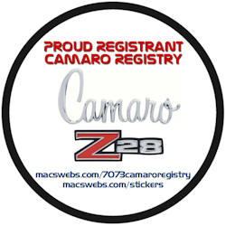 Camaro Registry