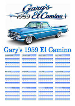 El Camino Calendar