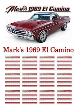 El Camino Calendar