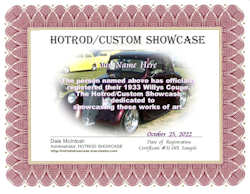 © Hotrod/Custom Showcase
