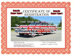 Registry Certificate