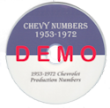 1953-1972 Chevy Production Numbers