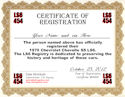 Registration Certificate