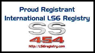 LS6 Registry Sticker