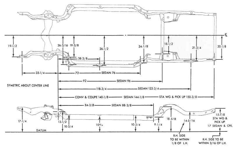 Chevelle Frames 56 plymouth wiring diagram 
