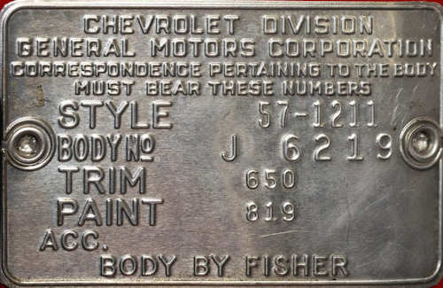INTERNATIONAL TRIFIVE CHEVY REGISTRY  - All Rights Reserved