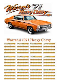 Chevy Calendars